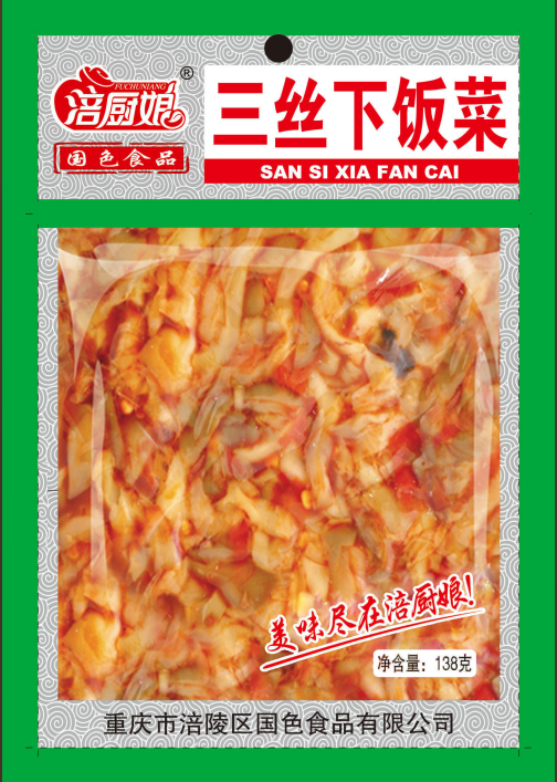 （泡菜系列）三丝下饭菜138g