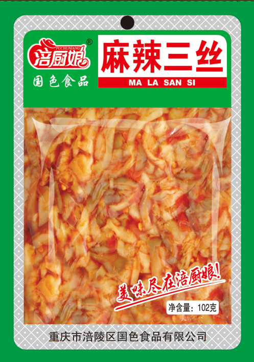 （泡菜系列）麻辣三丝102g