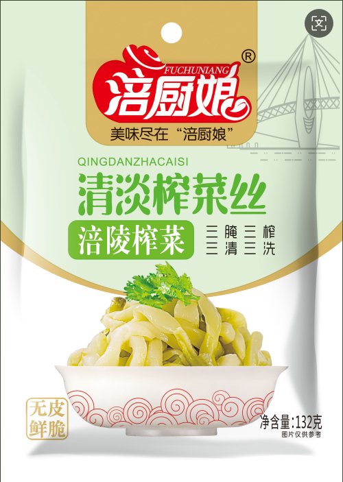 清淡榨菜丝132g